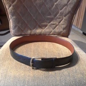 Flemings Of Buckhead Black Genuine Lizard Belt